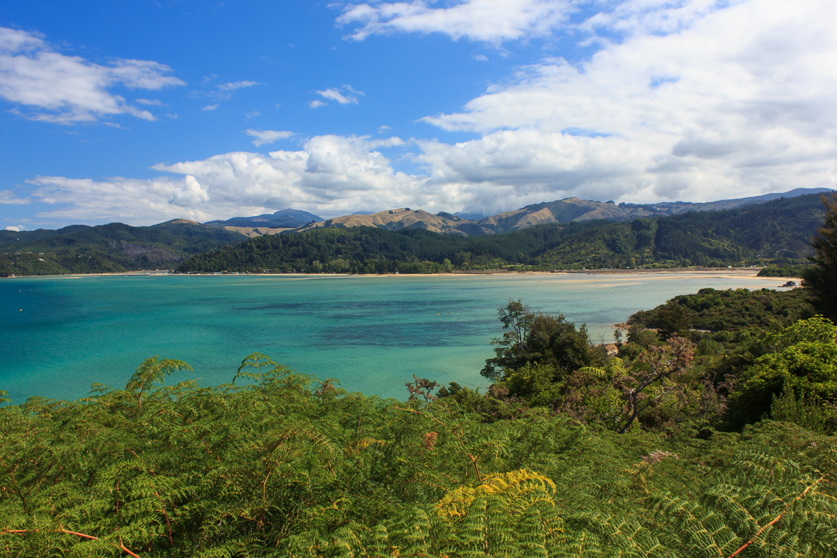 Entlang der Küste im Abel Tasman NP