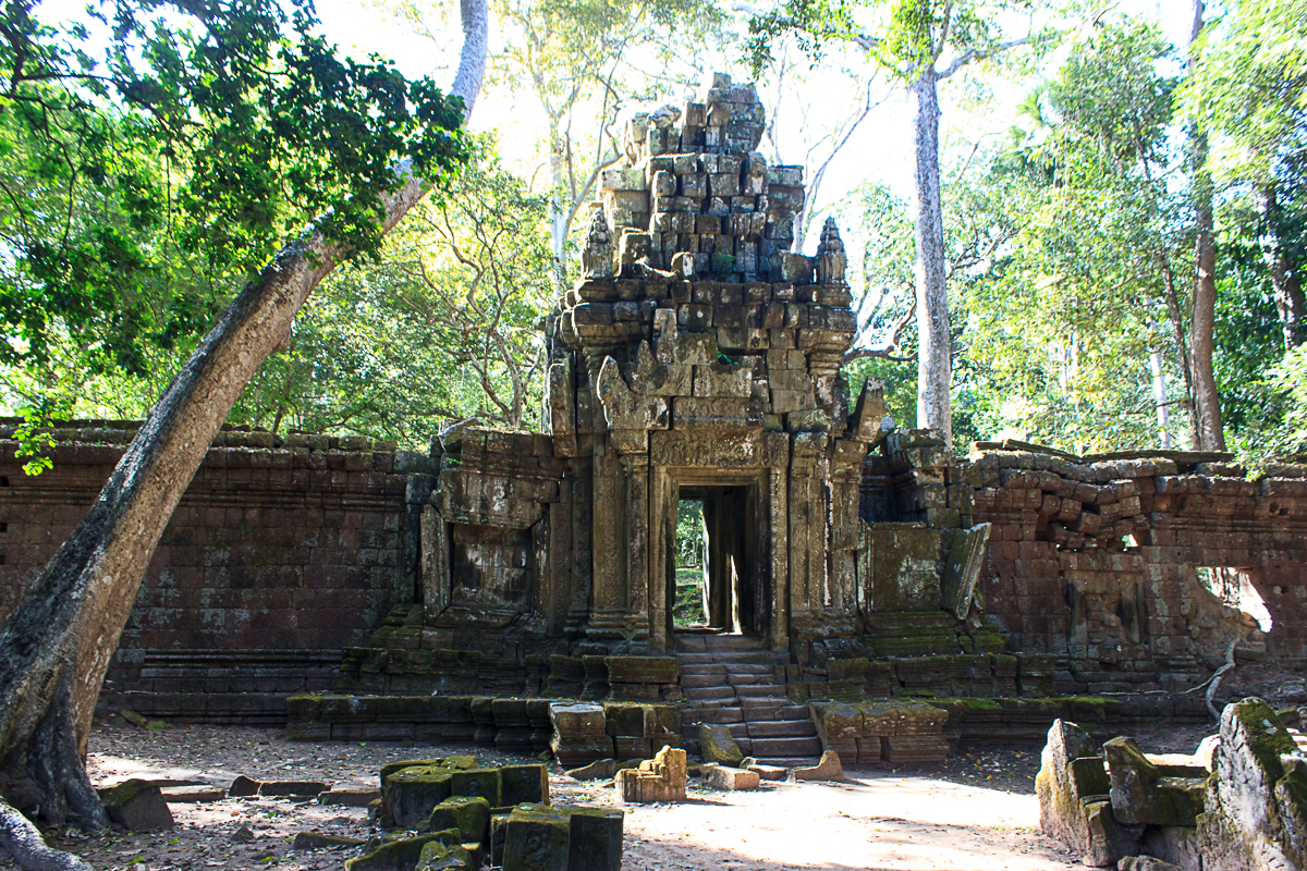 Die Tempel von Angkor... und manchmal bin ich tatsächlich ganz allein